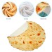 Fuloon Burritos Tortilla Blanket Soft and Comfortable Giant Round Blanket  (60 inches) 