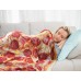 Fuloon Burritos Tortilla Blanket,Realistic Burritos Wrap Giant Round Blanket (60 inches) 