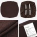 Fuloon Jacquard Stretch Dining Chair Seat Cover with Bands | 4 PCS | Coffee
