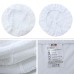 Fuloon Jacquard Stretch Dining Chair Seat Cover with Bands | 4 PCS | White