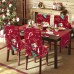 Fuloon Chair Covers Christmas | 4PCS B