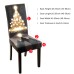 Fuloon  Digital printed elastic chair cover | 4PCS | Christmas tree
