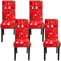 Fuloon Chair Covers Christmas Gloves | 4PCS 