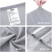 Fuloon Waterproof Jacquard Stretch Box Cushion Dining Chair Cover | 6 PCS | Light Gray