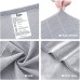 Fuloon Waterproof Jacquard Stretch Box Cushion Dining Chair Cover | 4 PCS | Light Gray