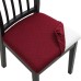 Fuloon Waterproof Jacquard Stretch Dining Chair Seat Cover | 6 PCS | Purple Red
