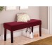 Fuloon Stretch Diamond Textured Box Cushion Bench Slipcover | Machine Washable | Burgundy