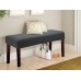 Fuloon Stretch Diamond Textured Box Cushion Bench Slipcover | Machine Washable | Dark Gray