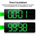 Fuloon 13-inch LED timer wall clock green light