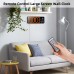 Fuloon 13-inch LED timer wall clock orange light
