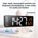 Fuloon 16-inch LED timer wall clock orange light