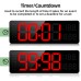 Fuloon 13-inch LED timer wall clock red light