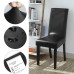 Fuloon Chair Cover PU leather | 6 PCS | Black