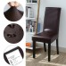 Fuloon Chair Cover PU leather | 4 PCS | Brown