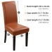 Fuloon Chair Cover PU leather | 4 PCS | Light Brown