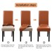 Fuloon Chair Cover PU leather | 4 PCS | Light Brown