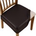 Fuloon chair cover cover PU leather | 6 PCS | Brown