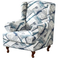 Fuloon Stretch Wingback Chair Sofa Slipcover  | Suddenly flowing clouds