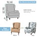 Fuloon Stretch Wingback Chair Sofa Slipcover  | Suddenly flowing clouds