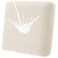 Fuloon seat sofa cushion cover T-shaped polar fleece waterproof coating | 1PCS | Beige