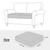 Fuloon seat sofa cushion cover T-shaped polar fleece waterproof coating | 2PCS | Beige