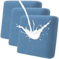 Fuloon seat sofa cushion cover T-shaped polar fleece waterproof coating | 3PCS | Blue