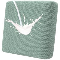 Fuloon seat sofa cushion cover T-shaped polar fleece waterproof coating | 1PCS | Matcha green