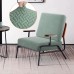 Fuloon seat sofa cushion cover T-shaped polar fleece waterproof coating | 1PCS | Matcha green