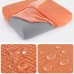 Fuloon seat sofa cushion cover T-shaped polar fleece waterproof coating | 1PCS | Orange 