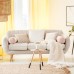 Fuloon Seat Covers Stretch Sofa Seat Cover Furniture Protector Couch Cushion Covers | 2 PCS | Beige