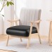 Fuloon Seat Covers Stretch Sofa Seat Cover Furniture Protector Couch Cushion Covers | 3 PCS | Black