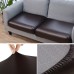 Fuloon Seat Covers Stretch Sofa Seat Cover Furniture Protector Couch Cushion Covers | 3 PCS | Coffee