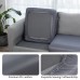 Fuloon Seat Covers Stretch Sofa Seat Cover Furniture Protector Couch Cushion Covers | 2 PCS | Grey