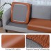 Fuloon Seat Covers Stretch Sofa Seat Cover Furniture Protector Couch Cushion Covers | 2 PCS | Light Brown