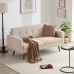 Fuloon sofa cushion cover Jacquard leaf waterproof coating | 2PCS | Beige