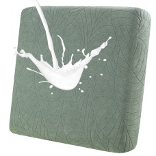 Fuloon sofa cushion cover Jacquard leaf waterproof coating | 1PCS | Matcha green