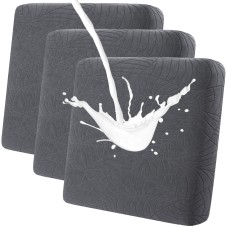 Fuloon sofa cushion cover Jacquard leaf waterproof coating | 3PCS | Gray