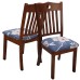 Fuloon Floral Printed Stretch Dining Chair Seat Cover | 4 PCS | flowers blooming