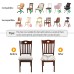 Fuloon Floral Printed Stretch Dining Chair Seat Cover | 4 PCS | Elegant