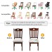 Fuloon Floral Printed Stretch Dining Chair Seat Cover | 6 PCS | European and American style