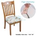 Fuloon Floral Printed Stretch Dining Chair Seat Cover | 6 PCS | European and American style