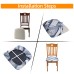 Fuloon Floral Printed Stretch Dining Chair Seat Cover | 4 PCS | Suddenly flowing clouds