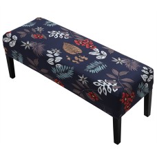 Fuloon Printed Bench Chair Cover Leafy