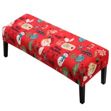 Fuloon Printed Bench Chair Cover Christmas