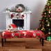 Fuloon Printed Bench Chair Cover Christmas