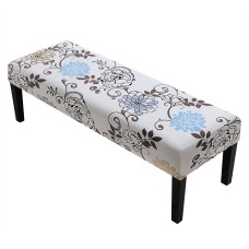 Fuloon Printed Bench Chair Cover Wealth and Flowers Bloom
