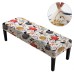 Fuloon Printed Bench Chair Cover Flower Vine