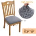 Fuloon T-type polar fleece ordinary style Chair Seat Cover | 4PCS | Gray