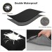Fuloon Waterproof Stretch Diamond Textured Box Cushion Bench Slipcover | Machine Washable | Black