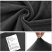 Fuloon Silver fox velvet chair cover | 6PCS | Black